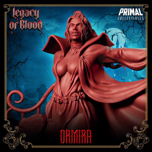 Ormira Darklord - Legacy of Blood 3D Printed Resin RPG/Tabletop/Boardgames Miniature Primal Collectibles