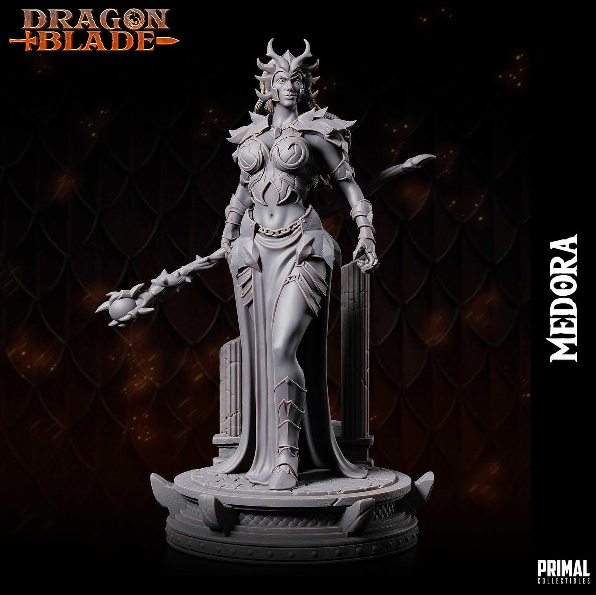 Dragon Dark Queen Medora Dragonblade - Masters of Dungeon Quest