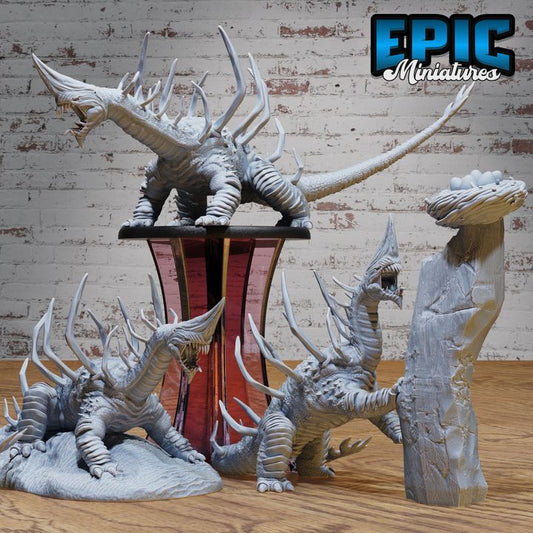 3D Resin Miniature Sand Wyrm - D&D Epic Miniatures
