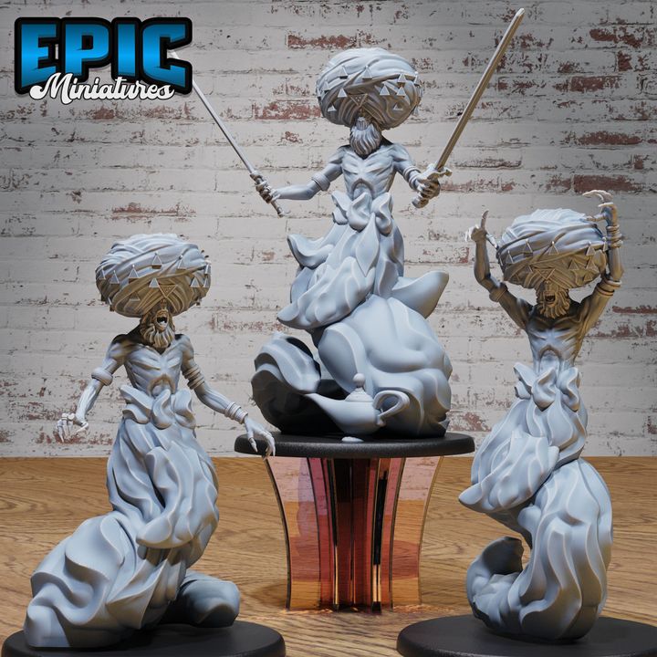 3D Resin Miniature Janni - D&D Epic Miniatures