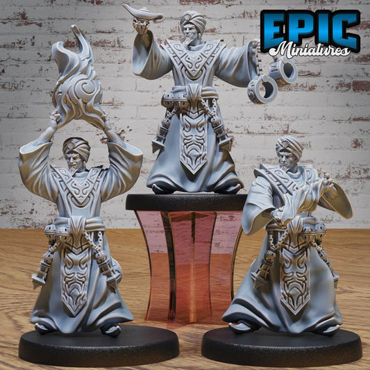 3D Resin Miniature Djinni Hunter - D&D Epic Miniatures