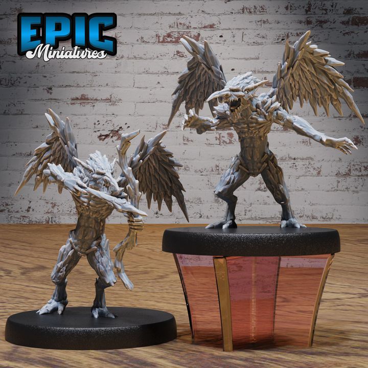 3D Resin Miniature Ice Mephit - D&D - Epic Miniatures