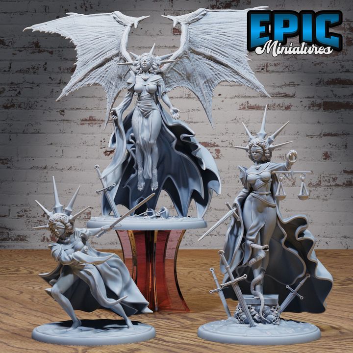 3D Resin Miniature Justicia - D&D Epic Miniatures