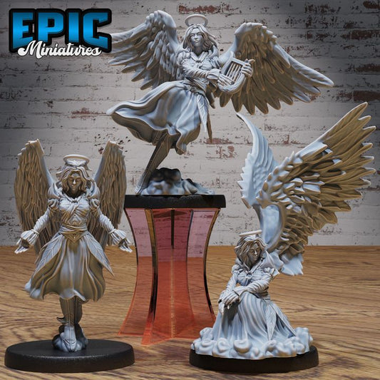 3D Resin Miniature Angel Female - D&D Epic Miniatures