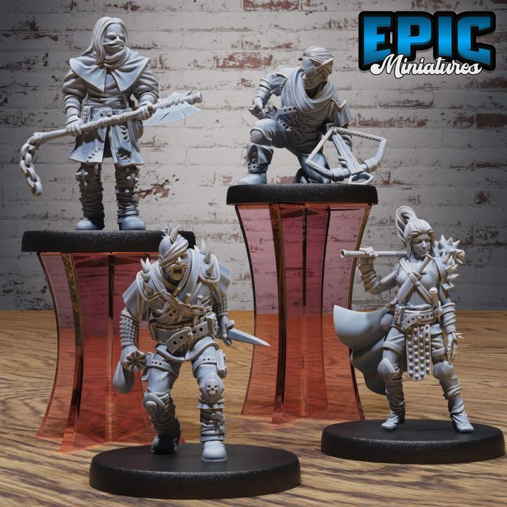 3D Resin Miniature Bandit - D&D Epic Miniatures