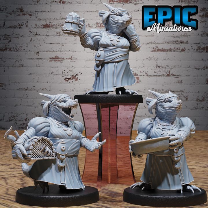 3D Resin Miniature Mama Kobold - D&D Epic Miniatures
