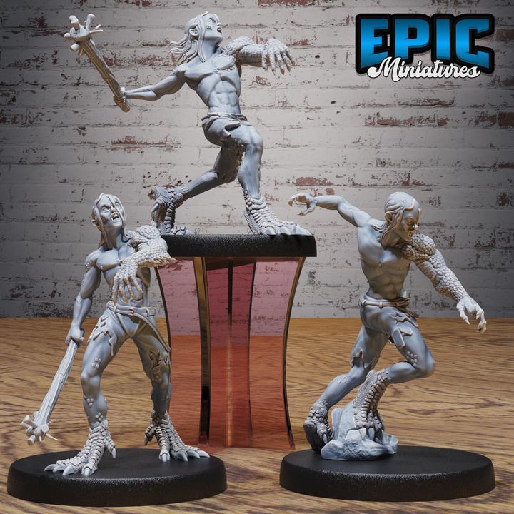 3D Resin Miniature Dragonflesh - D&D Epic Miniatures