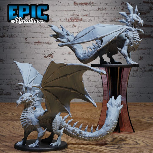 3D Resin Miniature Amethyst Dragon Young - D&D Epic Miniatures