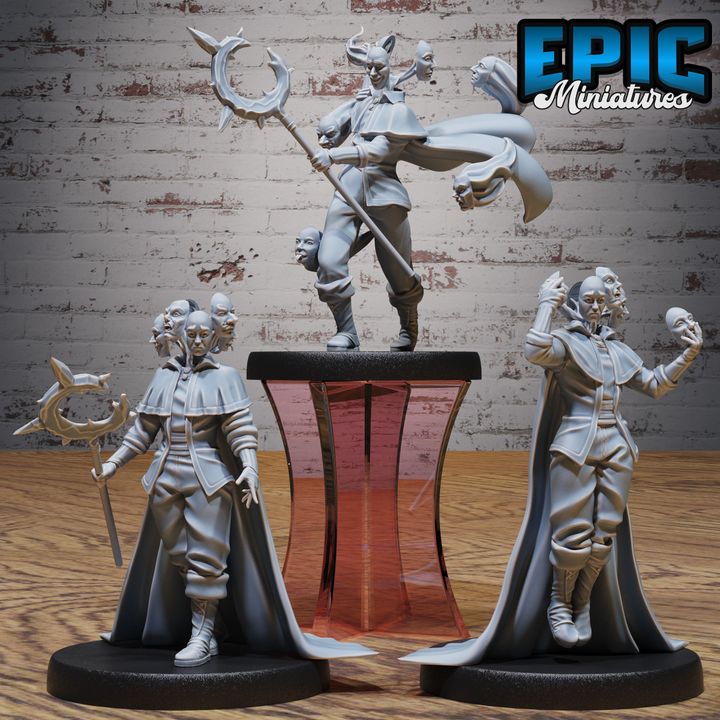 3D Resin Miniature Emotion Master - D&D Epic Miniatures