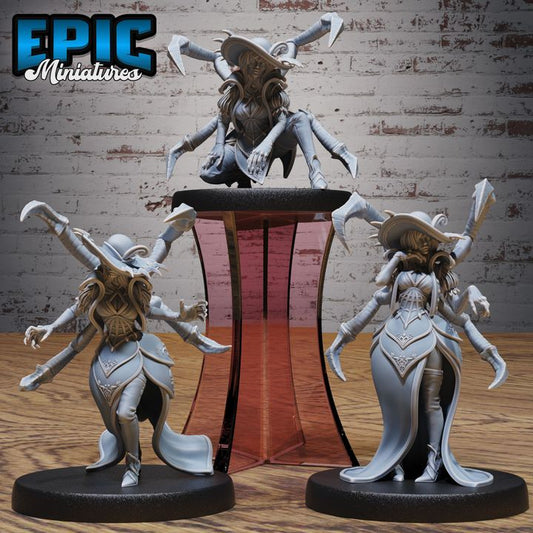 3D Resin Miniature Spider Lady - D&D Epic Miniatures