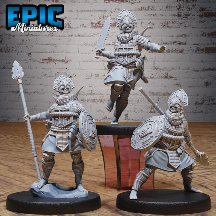 Jungle Warrior v2 – Epic Miniatures Fantasy Resin FigureJungle Warrior Miniature – D&D Resin FigureDiscover the Jungle Warrior miniature – perfect for D&D, TTRPGs, and fantasy tabletop games. Printed in high-detail resin, ready to paint or display.