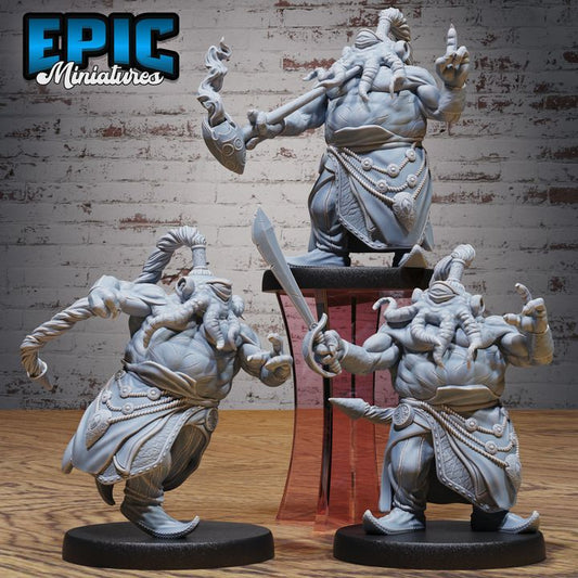3D Resin Miniature Octofolk Pirate - D&D Epic Miniatures