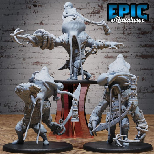 3D Resin Miniature Squidman Hulk - D&D Epic Miniatures