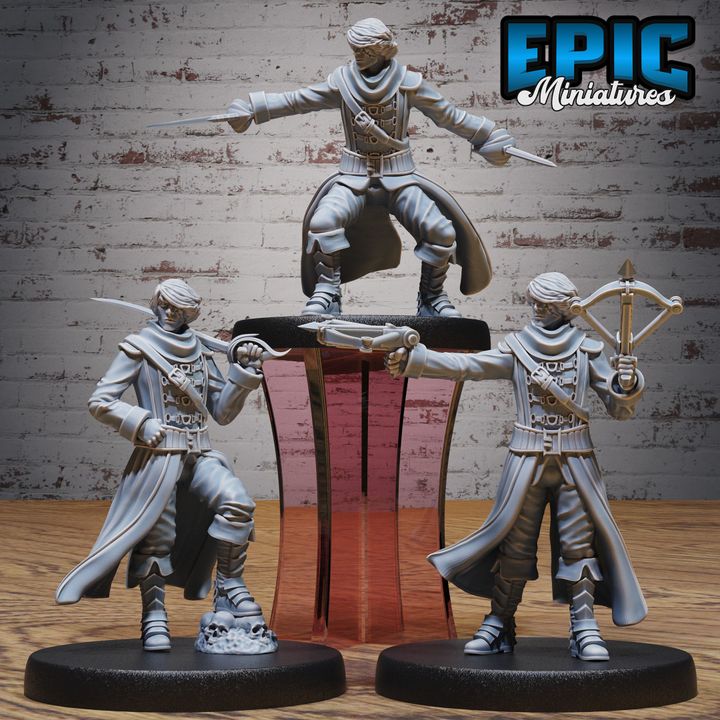3D Resin Miniature Sea Adventurer - D&D Epic Miniatures