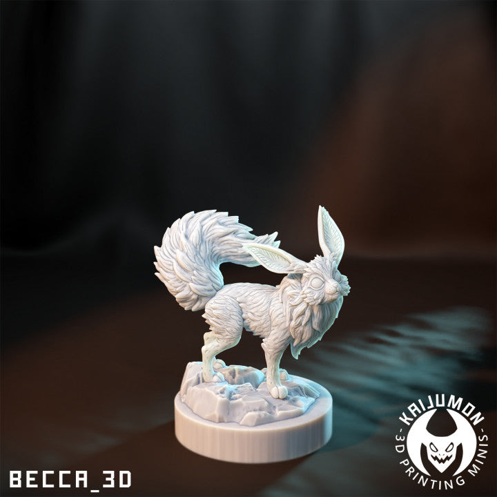 Kaijumon Dark Dog Resin Miniature – High Detail Fantasy Game Model
