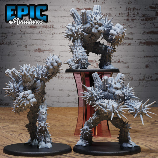3D Resin Miniature Cactus Golem - D&D Epic Miniatures