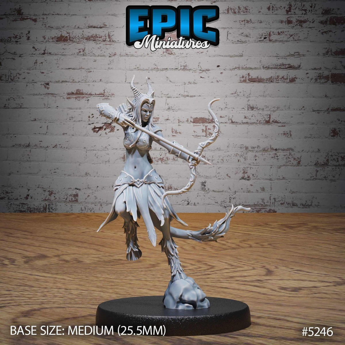 Satyr Tiefling Female set - D&D Epic Miniatures   and Dragons