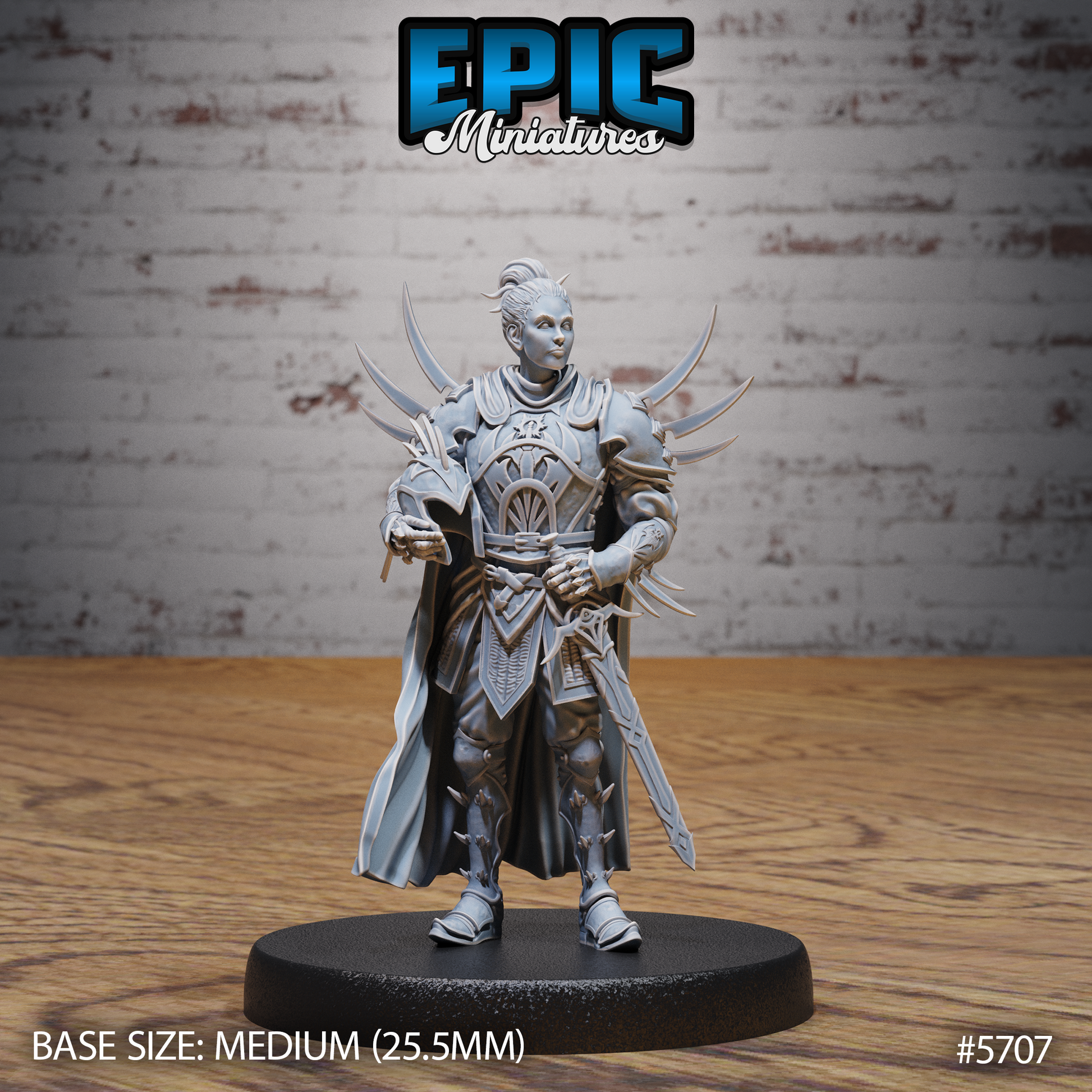 Dragon Huntress Knight v2 – Epic  Fantasy Resin FigureDragon Huntress Knight MiniatureDiscover the Dragon Huntress Knight miniature – perfect for D&D, TTRPGs, and fantasy tabletop games. Printed in high-detail resin, ready to