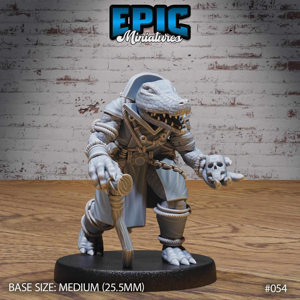 Alligator Folk Tribe - Epic Miniatures - Dungeons and Dragons