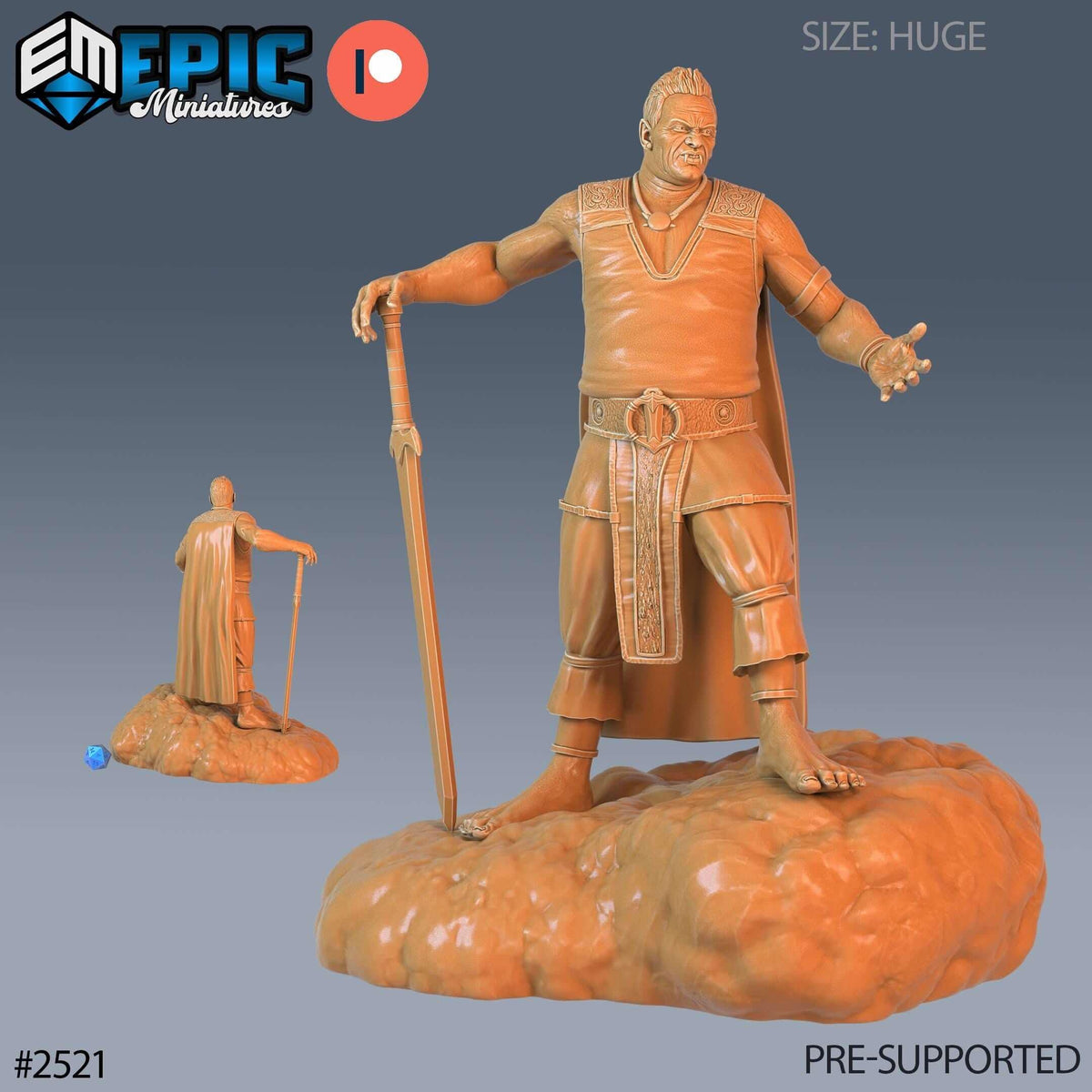 Cloud Giant Male - Epic Miniatures - Dungeons and Dragons