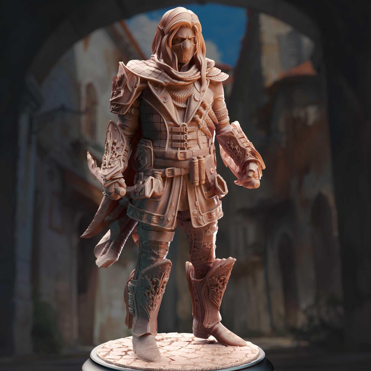 Elf Rogue Thief - Sylvios the Slip - 3D Printed Resin RPG/Tabletop/Boardgames Miniature DM Stash