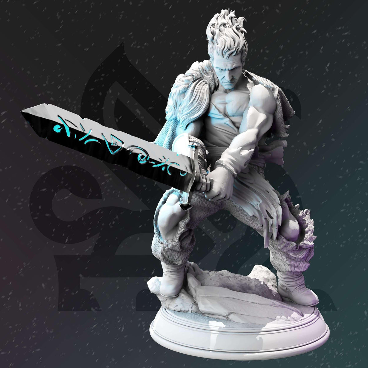 Ragged Bloodhunter Captain - Gaius - 3D Printed Resin RPG/Tabletop/Boardgames Miniature DM Stash