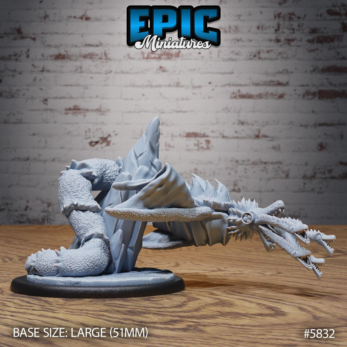 3D Resin Miniature Ancient Flayer - D&D Epic Miniatures
