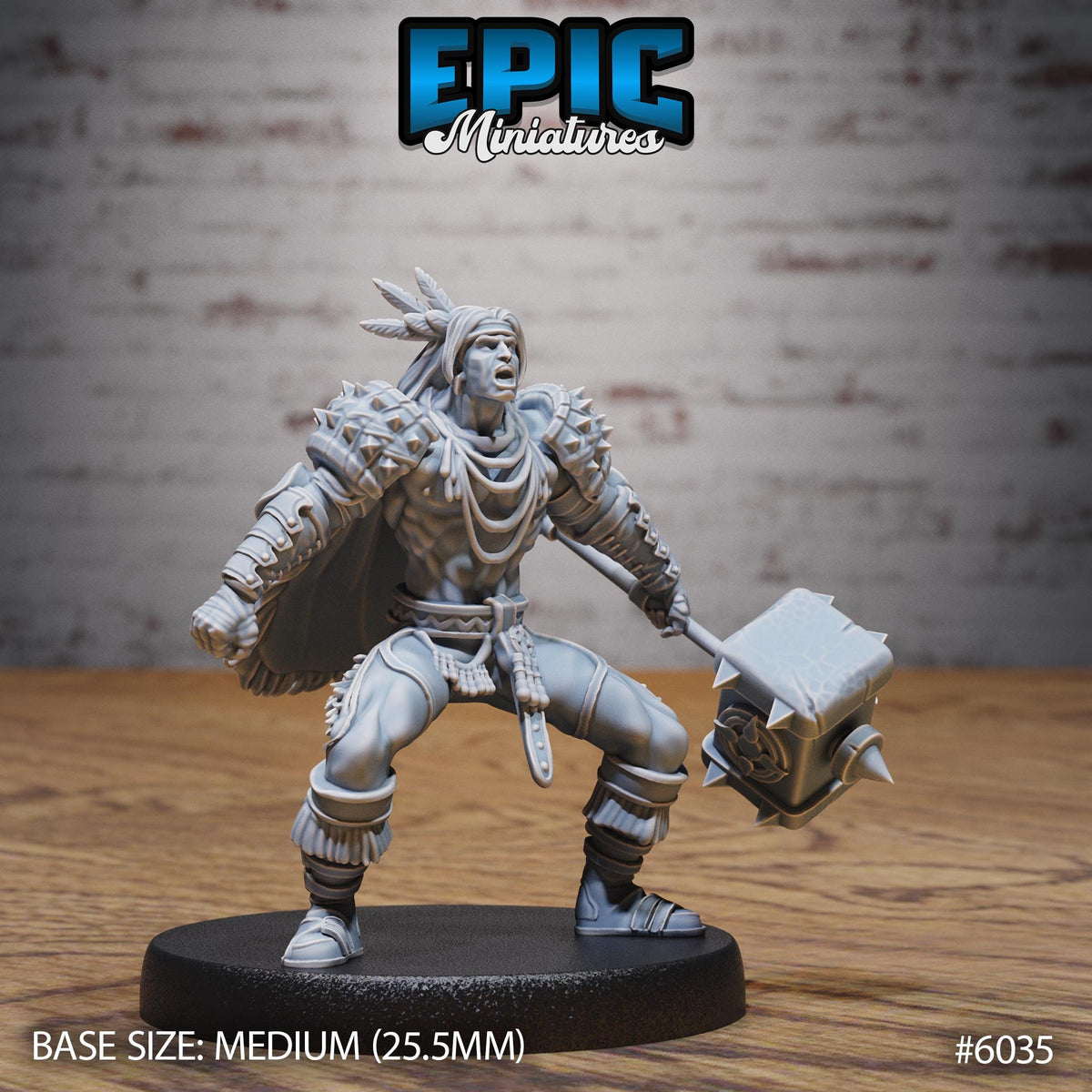 Native Adventurer v2 – Epic Miniatures Fantasy Resin FigureNative Adventurer Miniature – D&D Resin FigureDiscover the Native Adventurer miniature – perfect for D&D, TTRPGs, and fantasy tabletop games. Printed in high-detail resin, ready to paint or displa