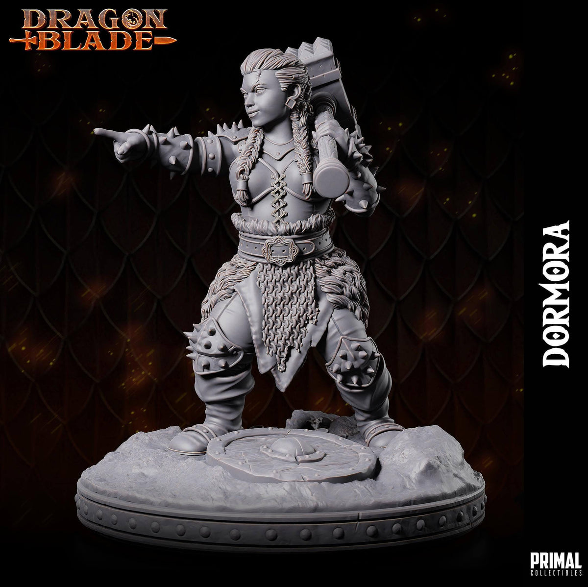Dormora Dark Dwarf - Dragonblade - Masters of Dungeon Quest