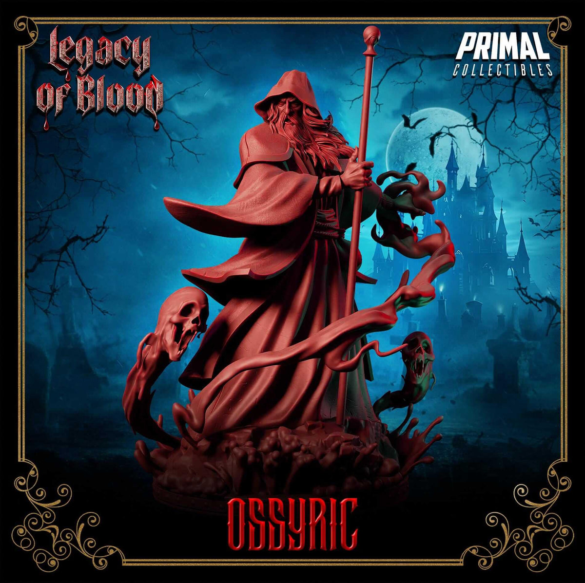 Ossyric Lord - Legacy of Blood 3D Printed Resin RPG/Tabletop/Boardgames Miniature Primal Collectibles