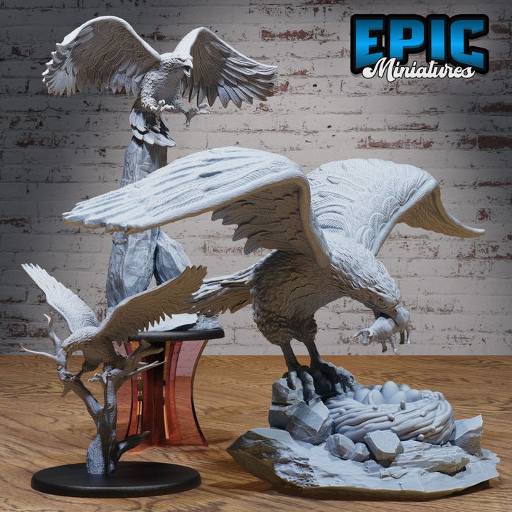3D Resin Miniature Roc - D&D Epic Miniatures