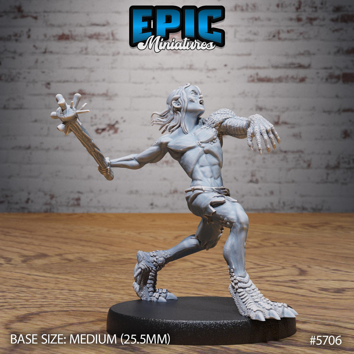 3D Resin Miniature Dragonflesh - D&D Epic Miniatures