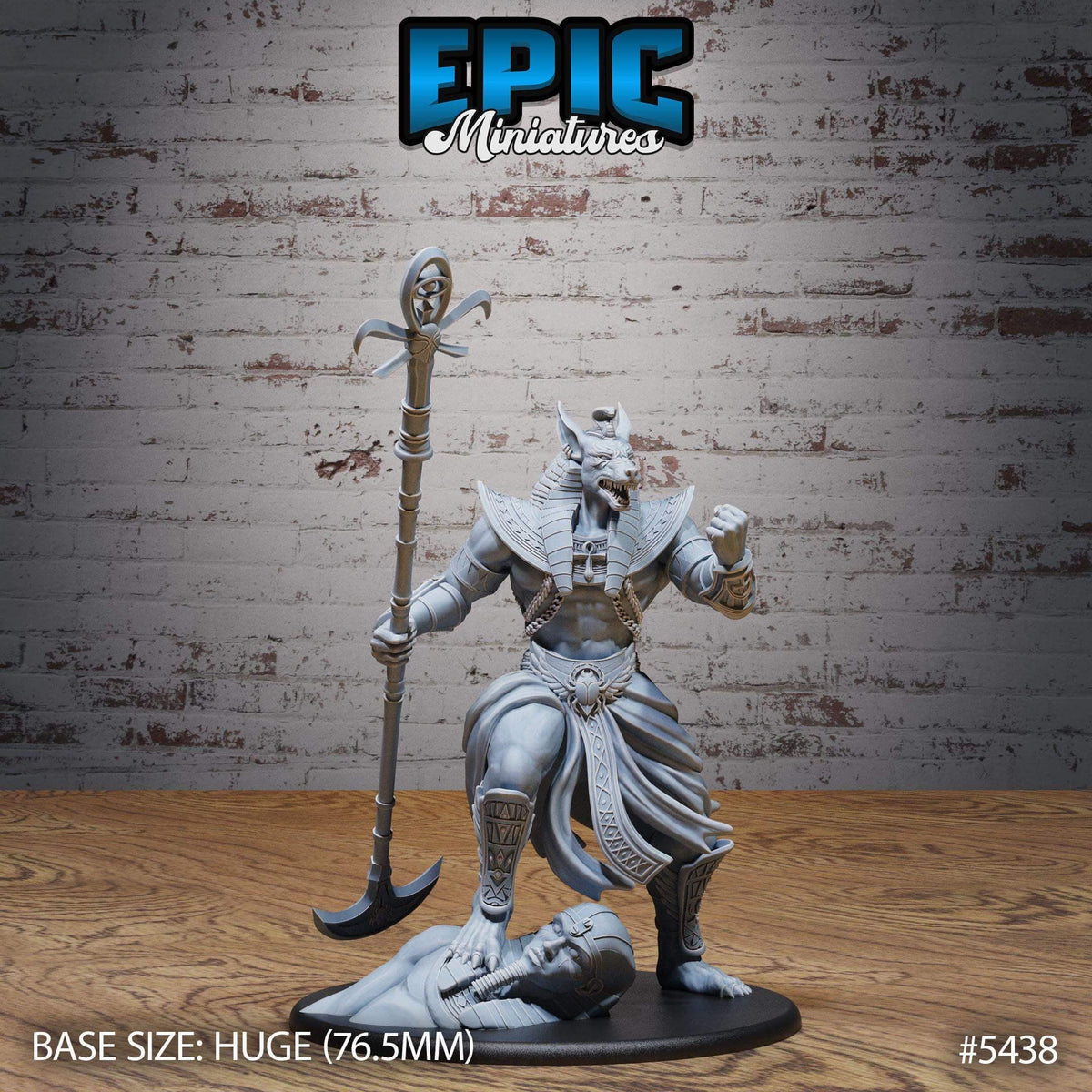 Anubis god Avatar - Epic Miniatures - Dungeons and Dragons