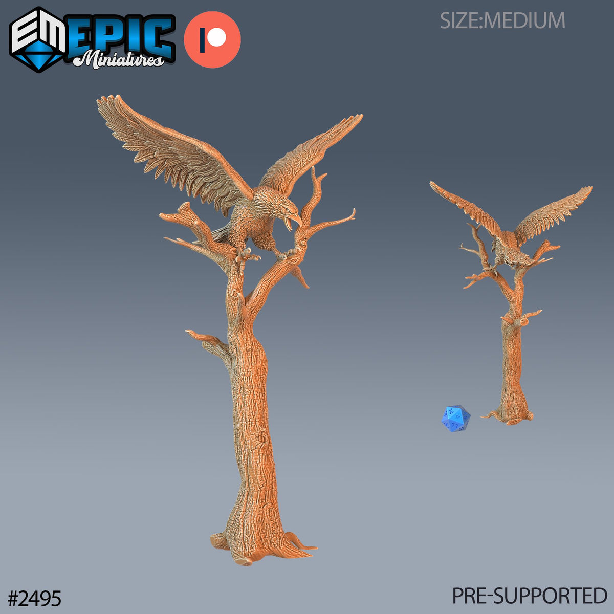 3D Resin Miniature Roc - D&D Epic Miniatures