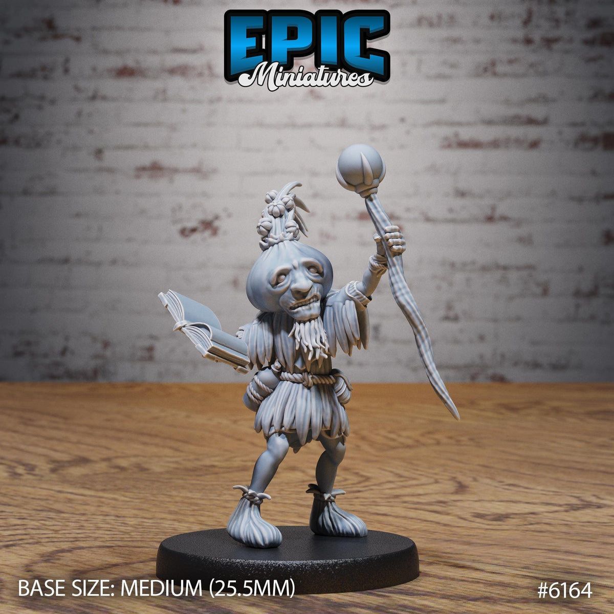 3D Resin Miniature Garlic Druid - D&D Epic Miniatures