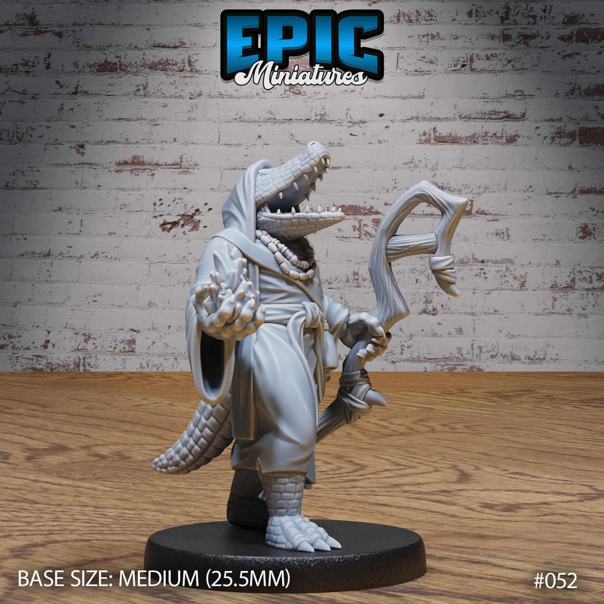 Alligator Folk Tribe - Epic Miniatures - Dungeons and Dragons