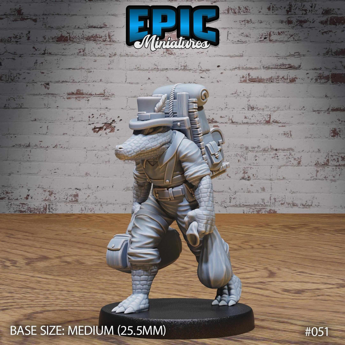 Alligator Folk Tribe - Epic Miniatures - Dungeons and Dragons