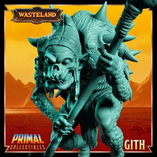 Gith Wasteland 3D Printed Resin RPG/Tabletop/Boardgames Miniature Primal Collectibles
