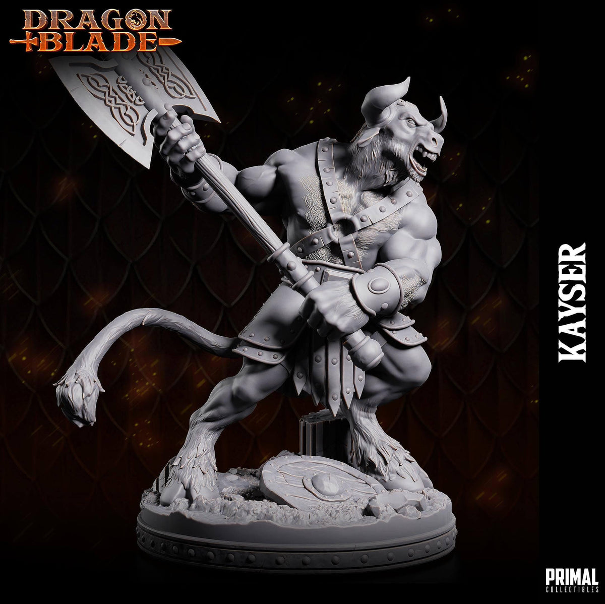 Kayser Minotaur Dragonblade - Masters of Dungeon Quest