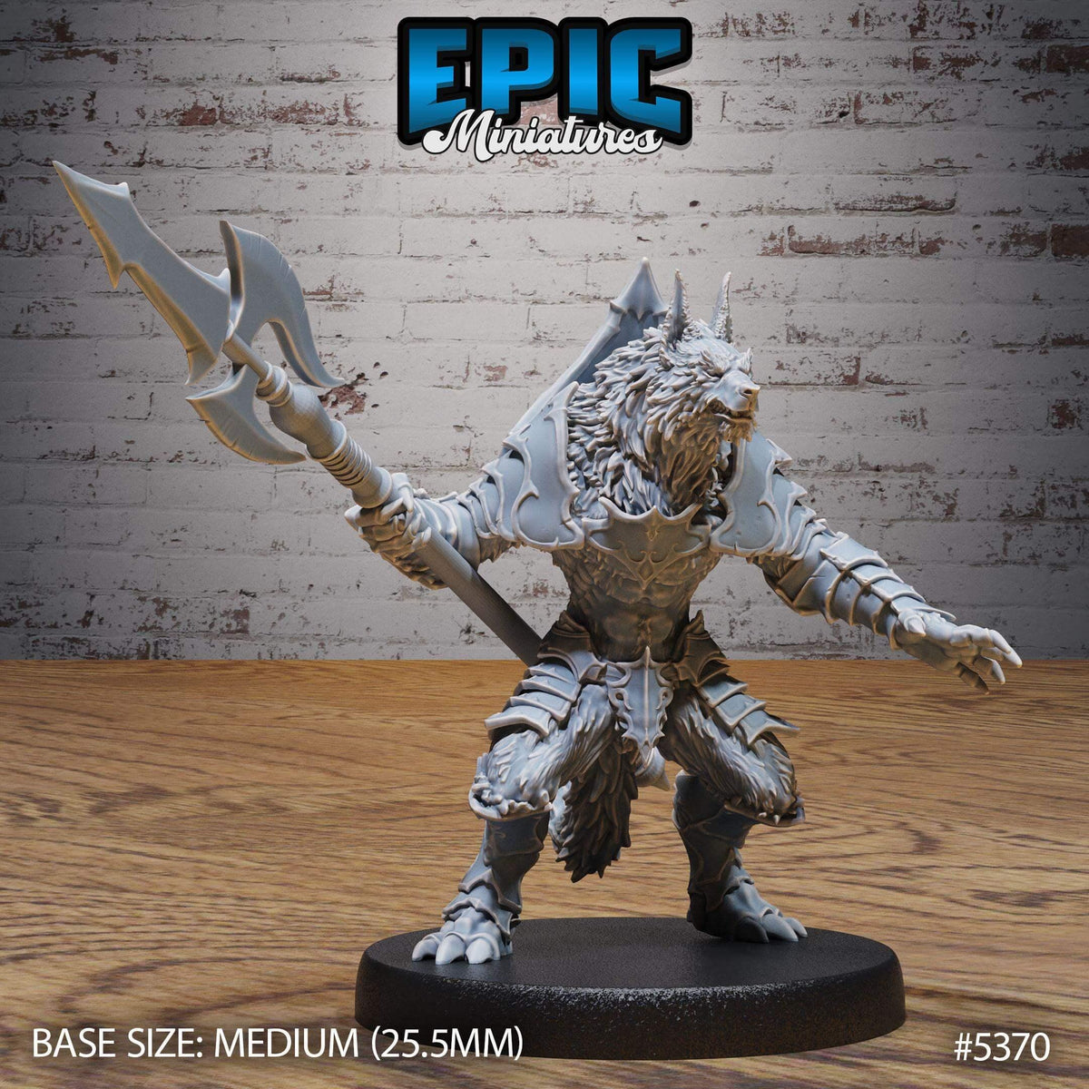 Werewolf Warrior Set - D&D Epic Miniatures   and Dragons
