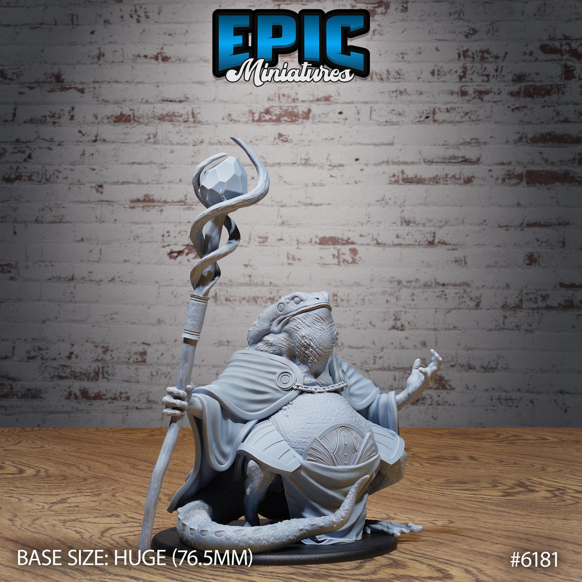 3D Resin Miniature Toad Boss - D&D Epic Miniatures