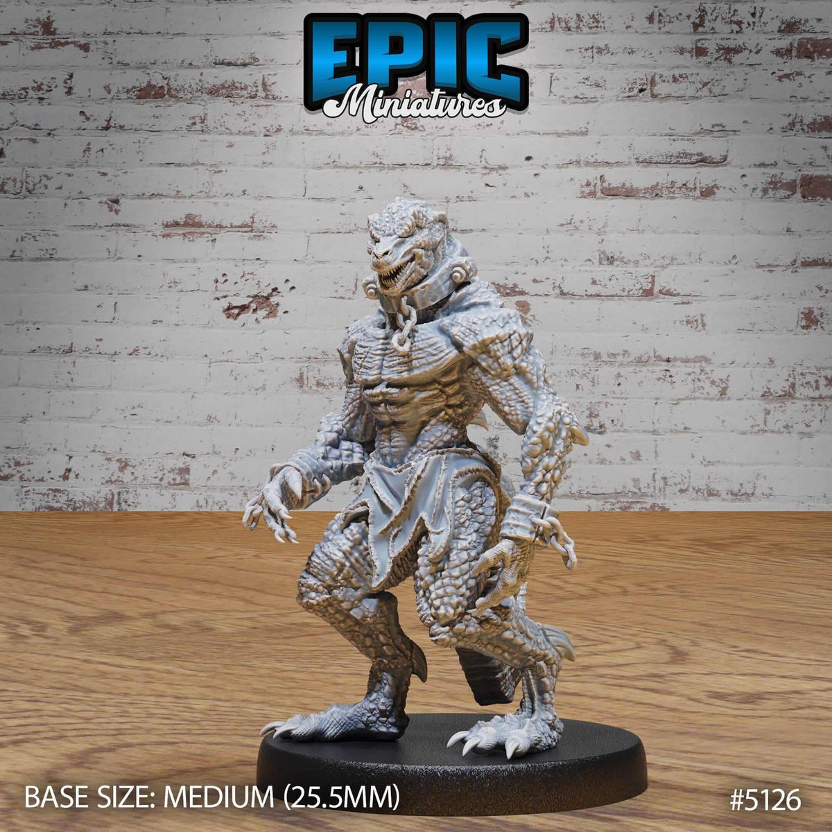 Prisoner Lizard Men - Epic Miniatures - Dungeons and Dragons