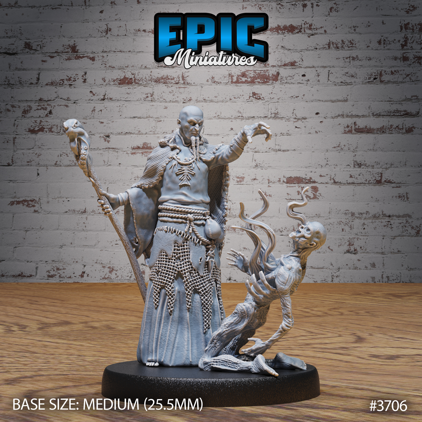 3D Resin Miniature Necronomicon Heir - D&D Epic Miniatures