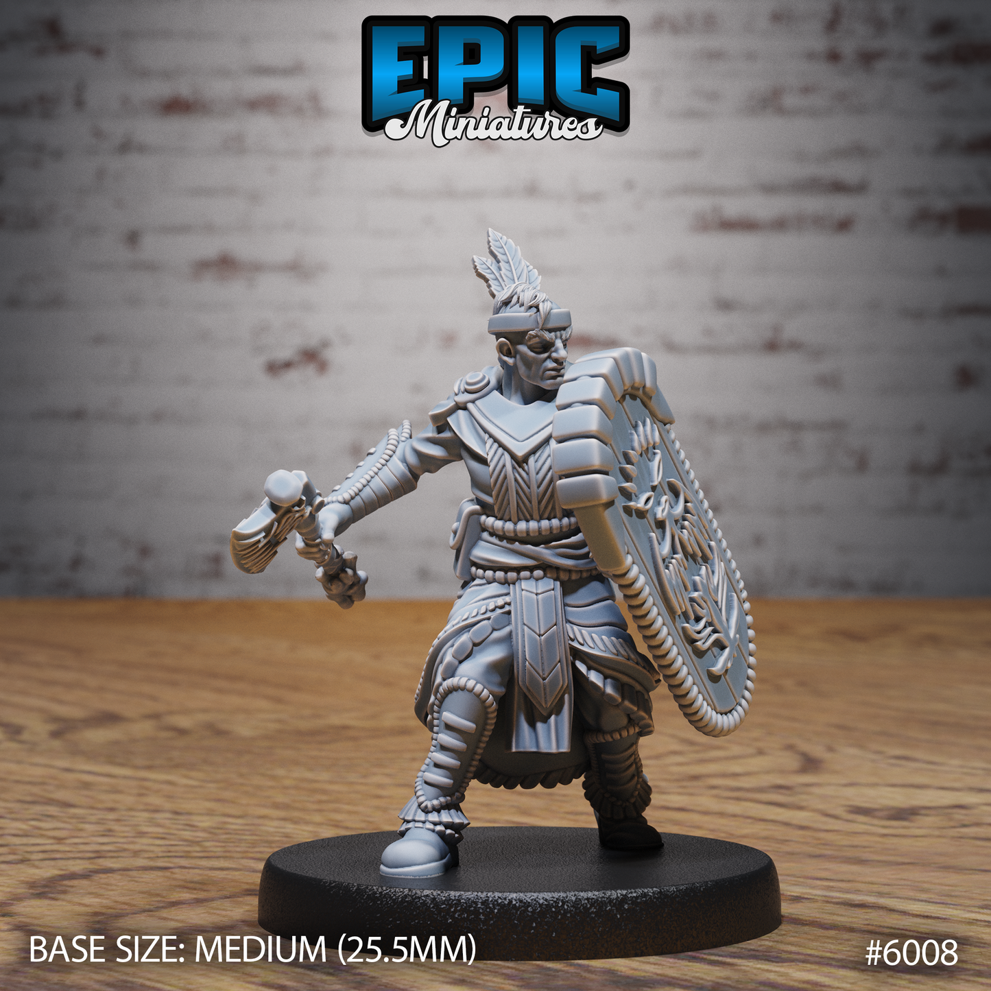 3D Resin Miniature Native Tribe set 1 - D&D Epic Miniatures