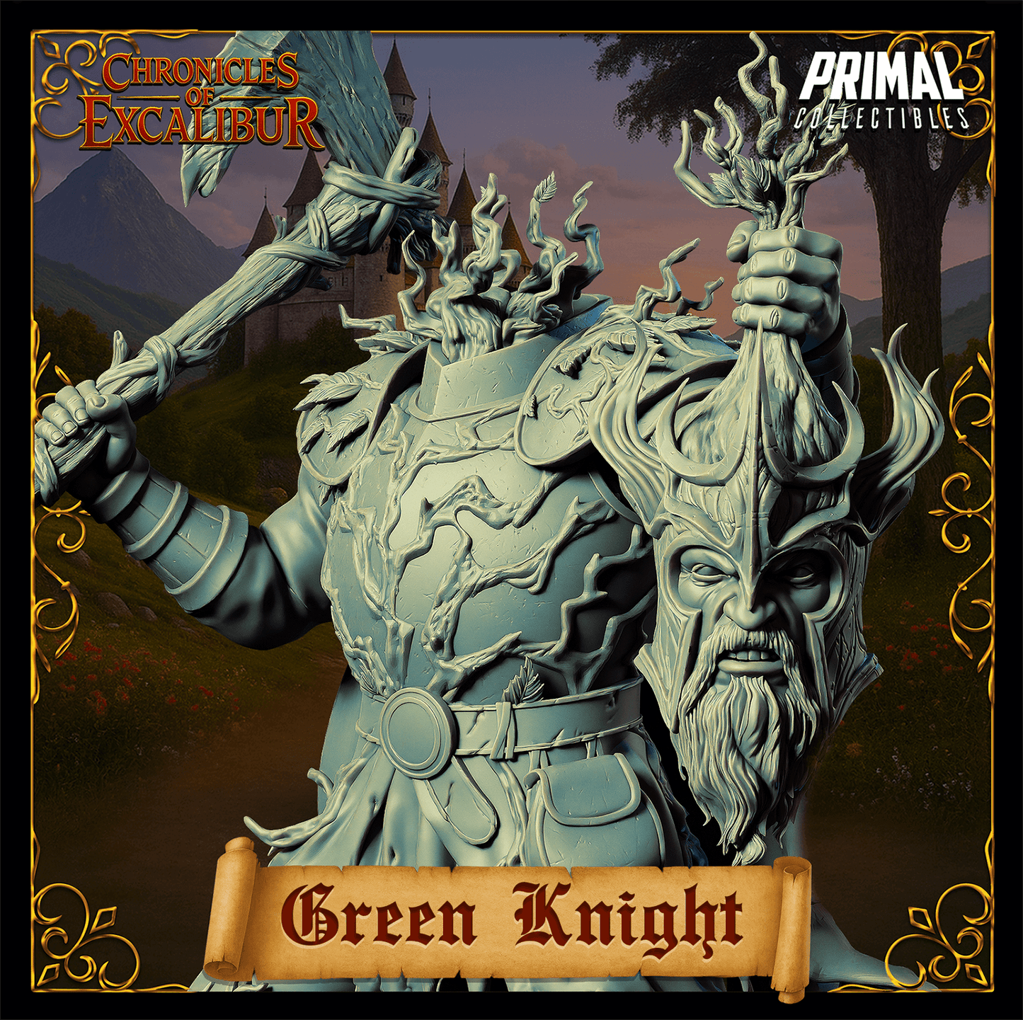 Mystic Knight Green Knight - Chronicles of Excalibur
