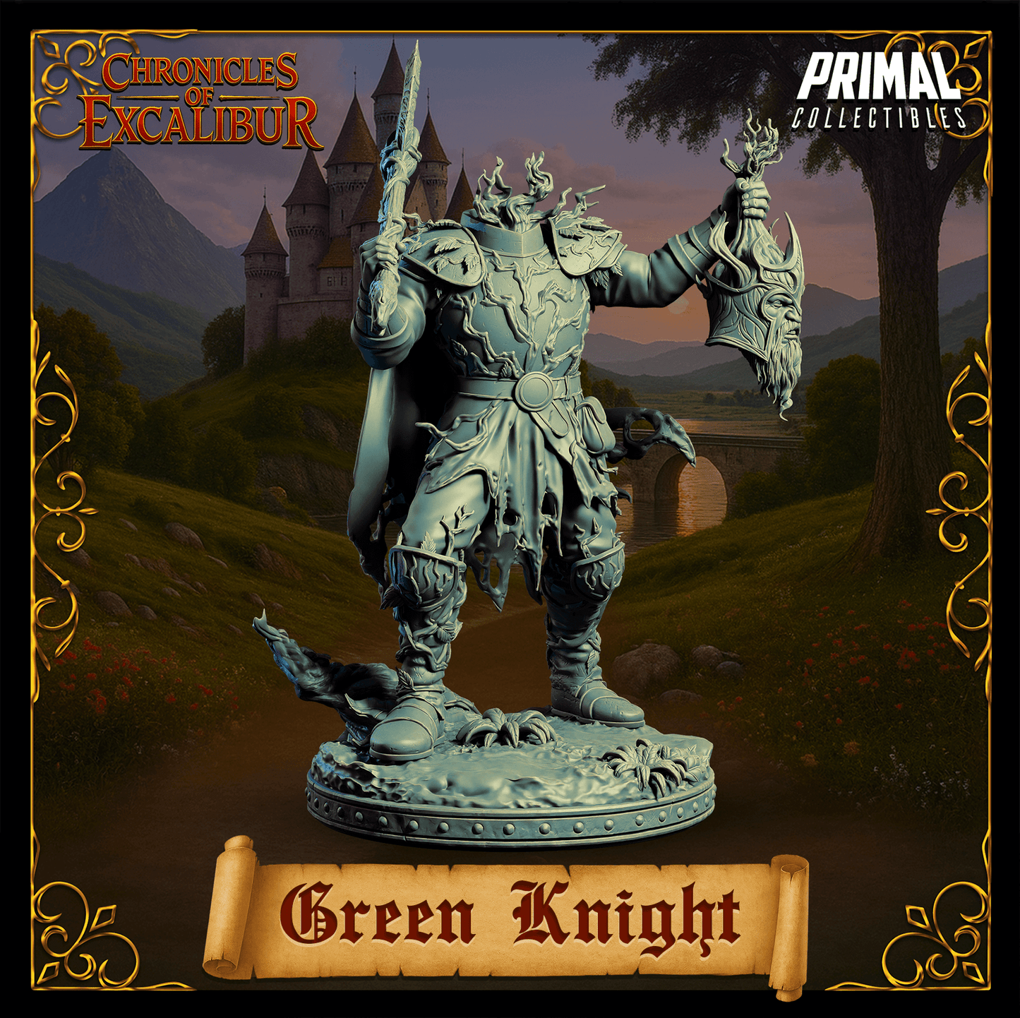Mystic Knight Green Knight - Chronicles of Excalibur