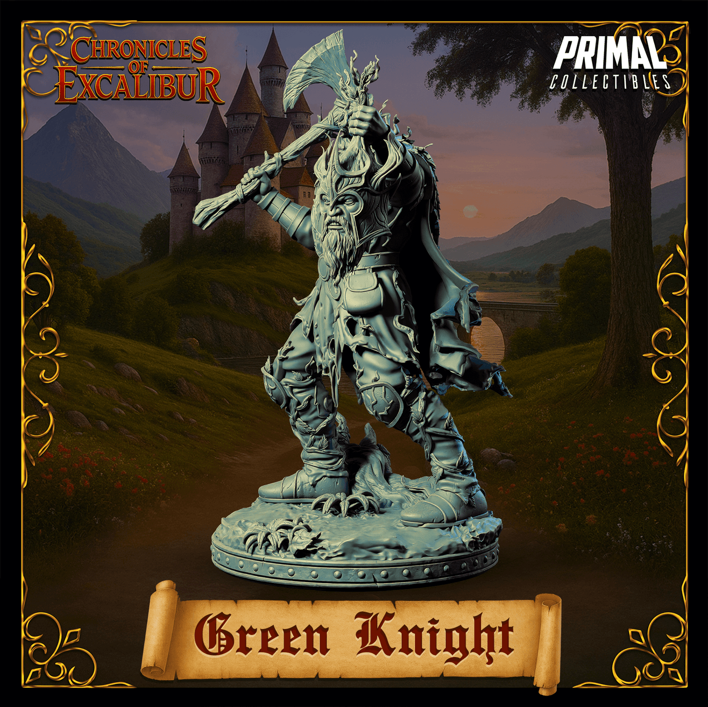 Mystic Knight Green Knight - Chronicles of Excalibur