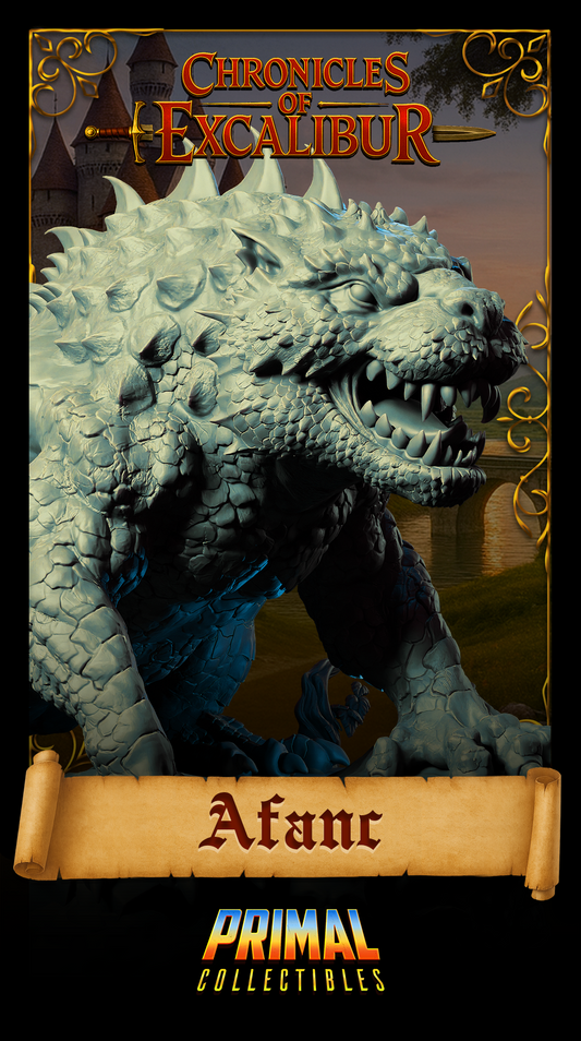 Afanc miniature from Chronicles of Excalibur, crafted in premium resin, ideal for D&D and collectors.