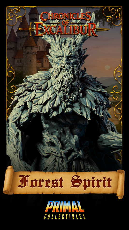 Forest Spirit miniature from Chronicles of Excalibur, crafted in premium resin, ideal for D&D and tabletop gaming.