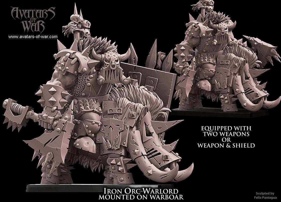 Iron Orc Warlord - Avatars of War